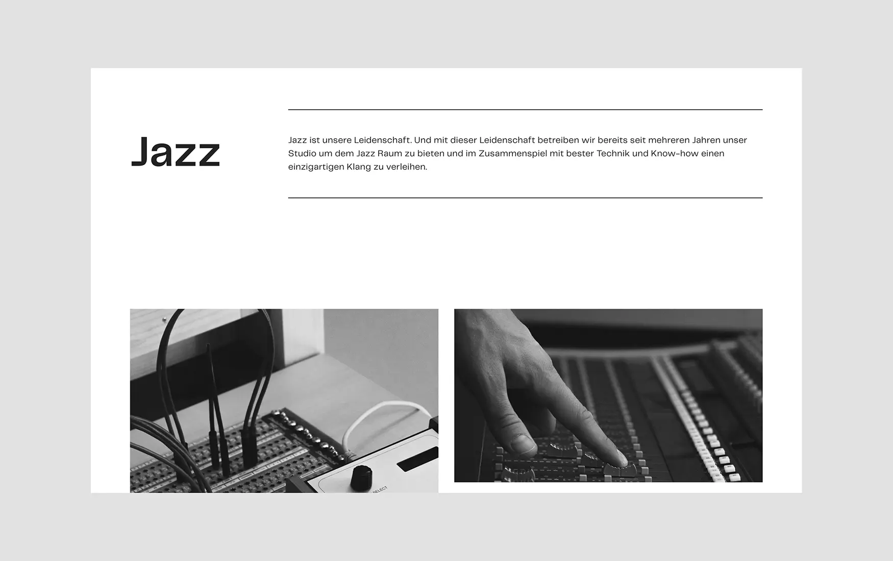 Screenshot der Website kyberg-studio.de