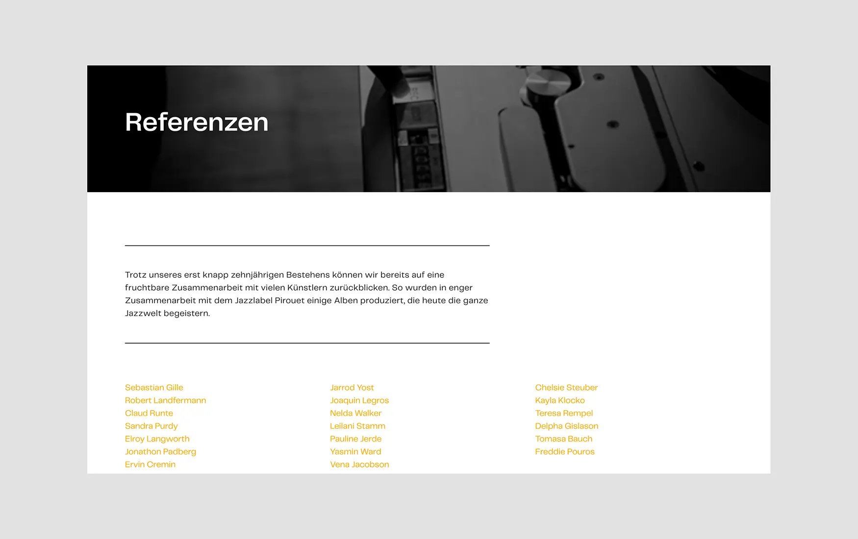 Screenshot der Website kyberg-studio.de